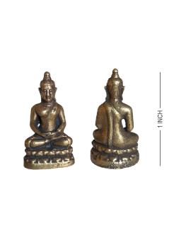 Nepali Golden Lord Buddha Statue | 1 Inch | Smallest Metal Statue