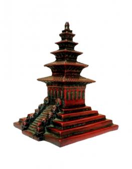 Five Storey Temple Bhaktapur Red 7 Inches