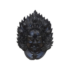 Bhairab Mask 12 Inch Fiber Bhairav Black