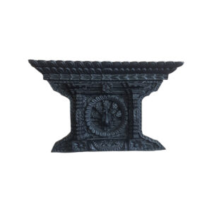 Peacock Window Fiber 9.5x6 Inch Black Token Of Love Nepal