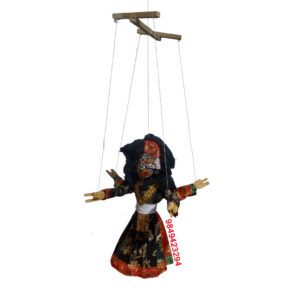 Traditional Nepali Navadurga Puppets 2 Face Doll With Strings Dance