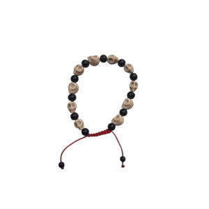 Unisex Skull Wrist Mala Bracelet