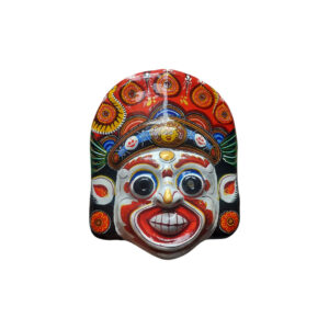 Traditional Sima Mask Bhaktapur Navadurga Nepal Nawadurga 10 Inch Sima Duma Clay Mukundo