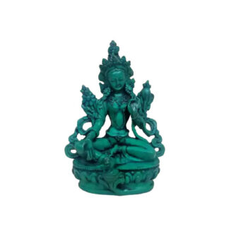 Green colour Green Tara Resin Statue 5 sold by Peacock Handicraft Bhaktapur