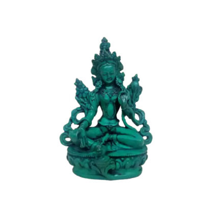 Green colour Green Tara Resin Statue 5"
