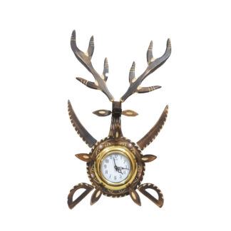 Wooden Deer Wall Clock Or Watch (28x11)''