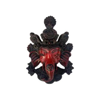 Resin Best Ganesh Mask 8 inches sold by Peacock Handicraft