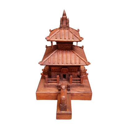 Biggest Wooden Pashupati Temple Nepal 12 Inches Pashupatinath