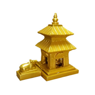 Golden Pashupati Temple 4 Inches Pashupatinath