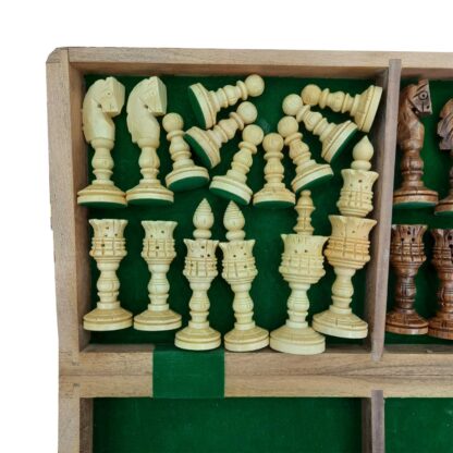Wooden Chess Board 14 Inches