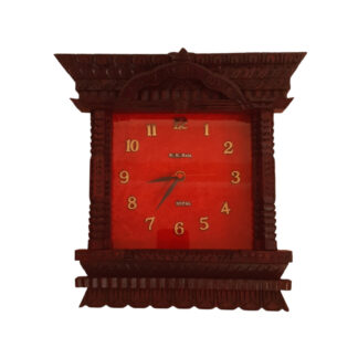 Wooden Handmade Analog Wall Clock Or Watch 12x12 Inches Approx .