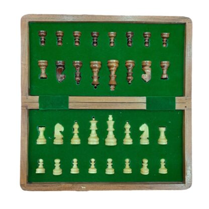 Wooden Magnetic Chess Board 12 Inches