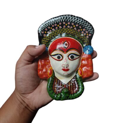 Kumari Mask Small 6x4 Inch In Hand