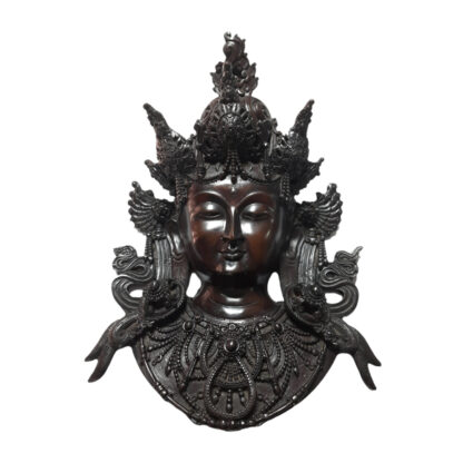 Biggest Black Tara Mask Resin 15 Inches