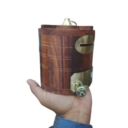 Wooden Water Tank Money Bank 5 Inch Right