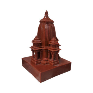 Kedarnath Temple 12x8 Inch Fiber Brown Token Of Love Nepal