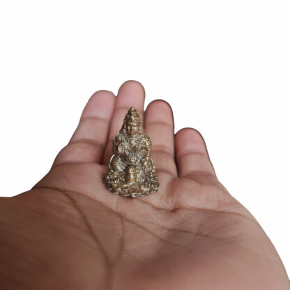 Smallest Metal Brass Kuber Statue Goodluck For Purse 1 Inch Religious Gifts From Nepal