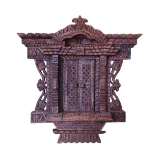 Wooden Nepali Khapa Jhyal Medium 11x11 Inches