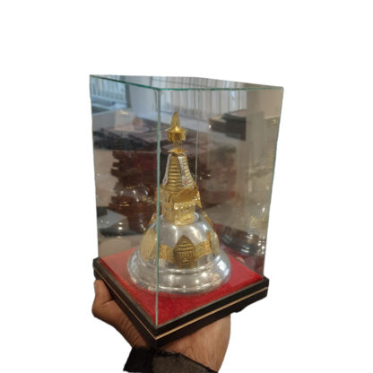 Swayambhunath Stupa 9 Inch Inside Glass Box By Peacock Handicraft 9849423294