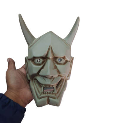 Hana Mask White Color 8 Inches In Hand
