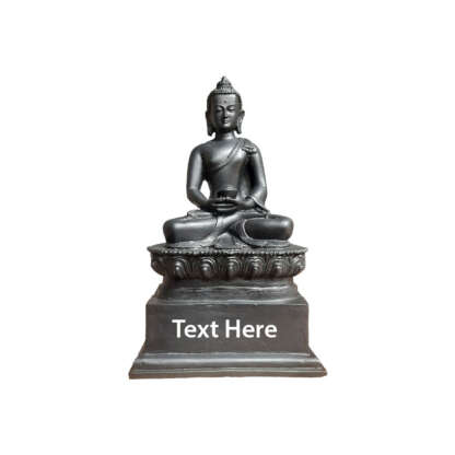 Buddha Statue For Events With Space For Text For Gifts