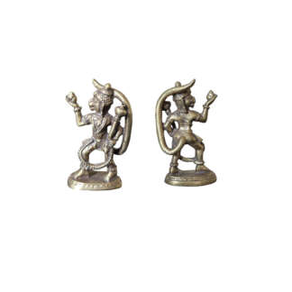 Smallest Hanuman Brass Statue 1 Inch