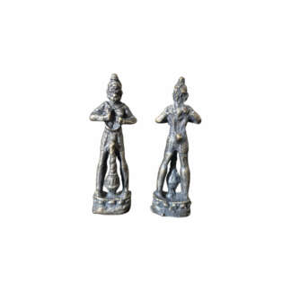 Standing Hanuman Black Brass 1 Inch