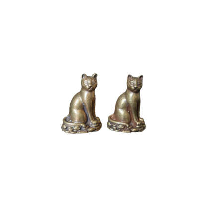 Smallest Cats 1 Inch Brass Statue