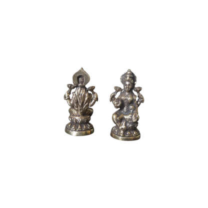 Smallest Standing Brass Laxmi Statue 1 Inch