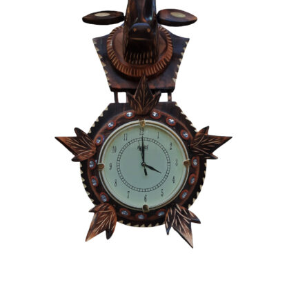 Biggest Wooden Deer Wall Clock 28x20 Inch Watch In Nepal