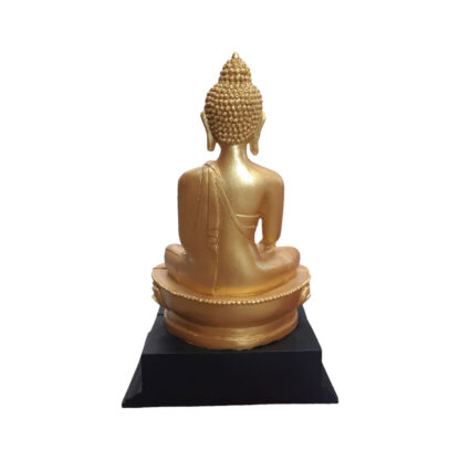 Buddha Statue With Base 11 Inch Golden Mayako Chino Nepal