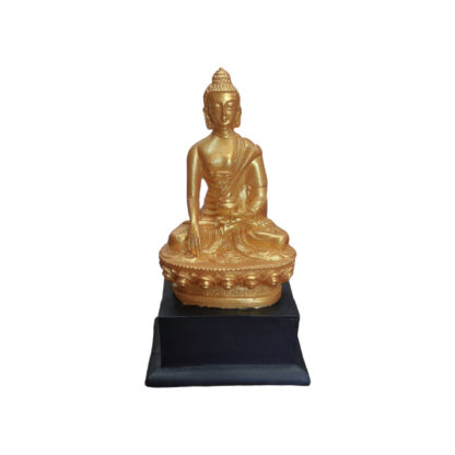 Buddha Statue With Base 6 Inch Golden Token Of Love Nepal