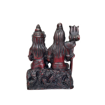 Lord Shiva Family Statue 5 Inch Shiva Parvati Ganesh In One Peacock Handicraft Bhaktapur