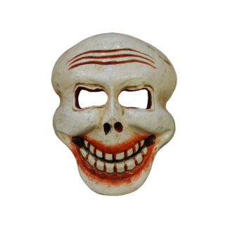 Skull Head Mask Wooden 7 Inch