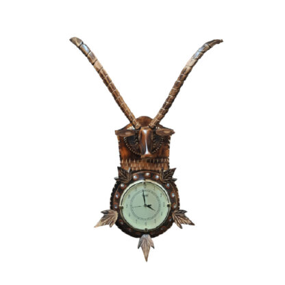 Wooden Deer Wall Clock Watch Watch Medium 28x18 Inch