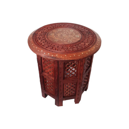 Wooden Round Table-Chair Folding 15x15 Inches