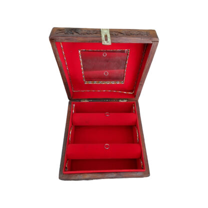 Wooden Square Jewellery Box 8x8 Inch Inside