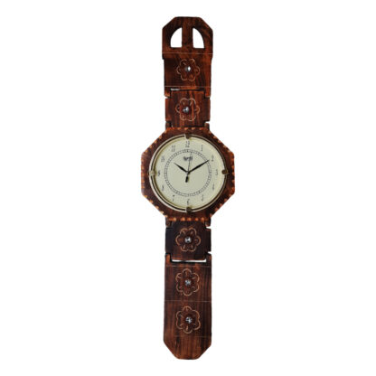 Wooden Watch Wall Hanging Clock 32x9 Inch