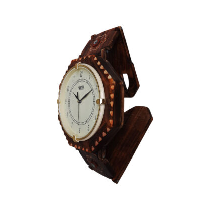 Wooden Watch Wall Hanging Clock 32x9 Inch Folding