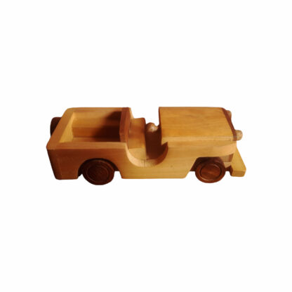 Wooden Kids Toy Jeep Car Showpiece 9x4 Inch In Nepal